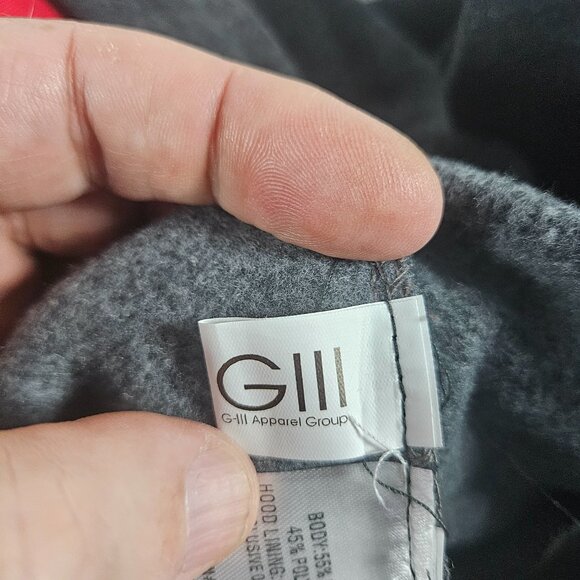 San Francisco 49ers Full Zip Hoodie Size 2XL Gray with Sewn & Screened L… - Picture 4 of 8